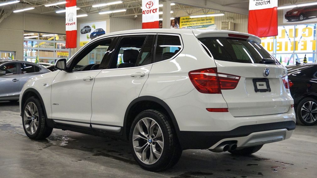 2017 BMW X3 xDrive (cuir-toit pano-caméra-navi) #4