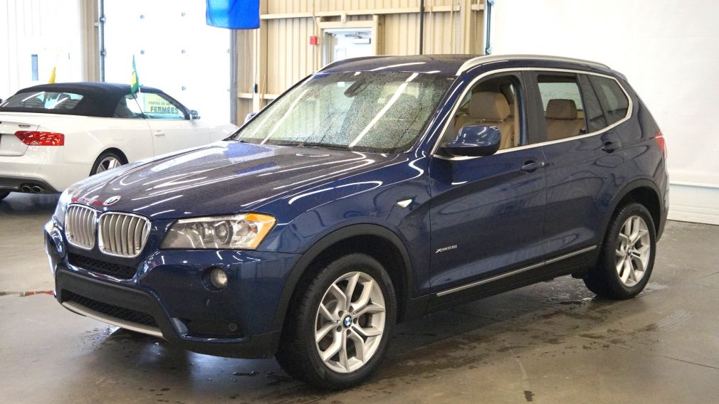 2012 BMW X3 28i AWD (cuir-toit pano-caméra-sonar) #3