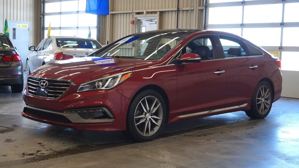 2015 Hyundai Sonata Sport 2.0T (cuir-navi-toit pano-caméra) #3