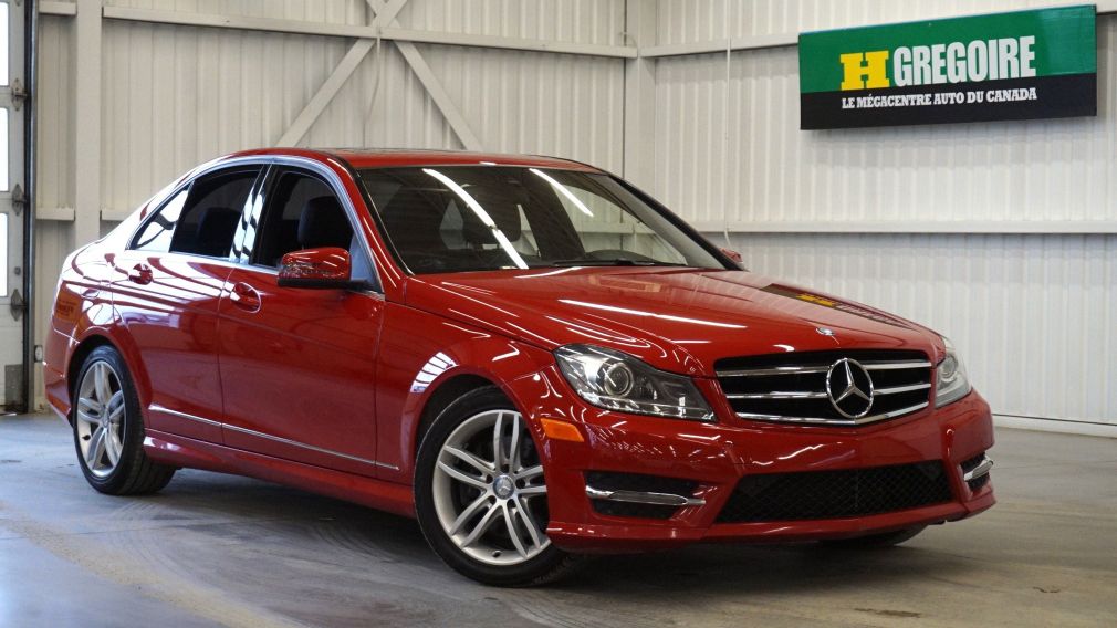 2014 Mercedes Benz C300 4matic (caméra-cuir-navi-toit) #0