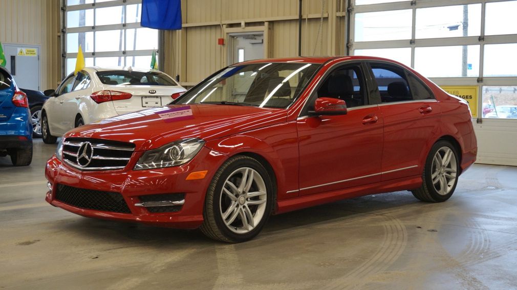 2014 Mercedes Benz C300 4matic (caméra-cuir-navi-toit) #2