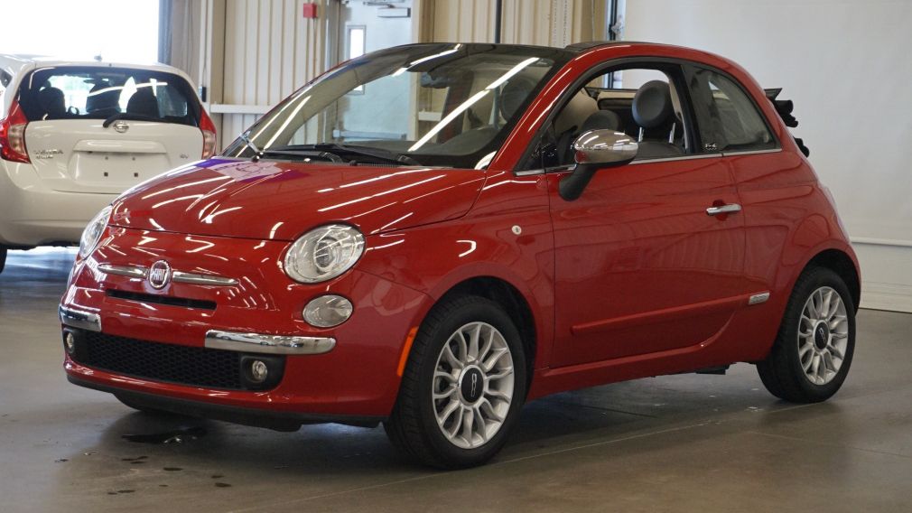 2014 Fiat 500c Cabriolet (cuir) #2