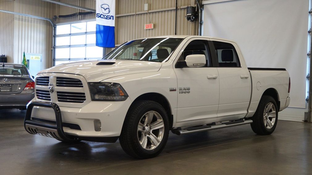 2015 Ram 1500 Sport 4WD (caméra-toit-navi-sonar-cuir) #2