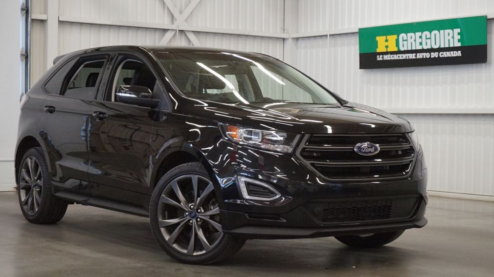 2016 Ford EDGE Sport AWD (caméra-cuir-toit pano-navi-sonar) #0