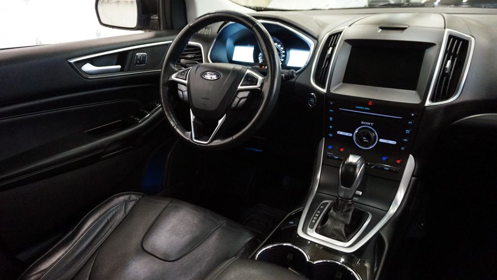 2015 Ford EDGE Titanium Ecoboost AWD (cuir-toit-caméra-navi) #10