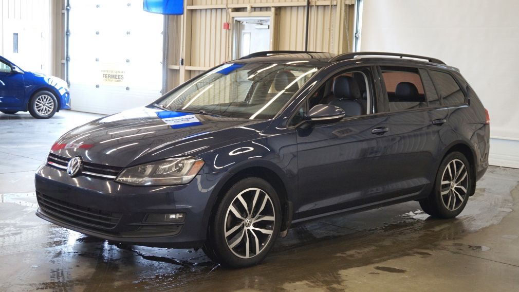 2016 Volkswagen Golf Sportwagen (caméra-toit pano-navi-cuir) #2