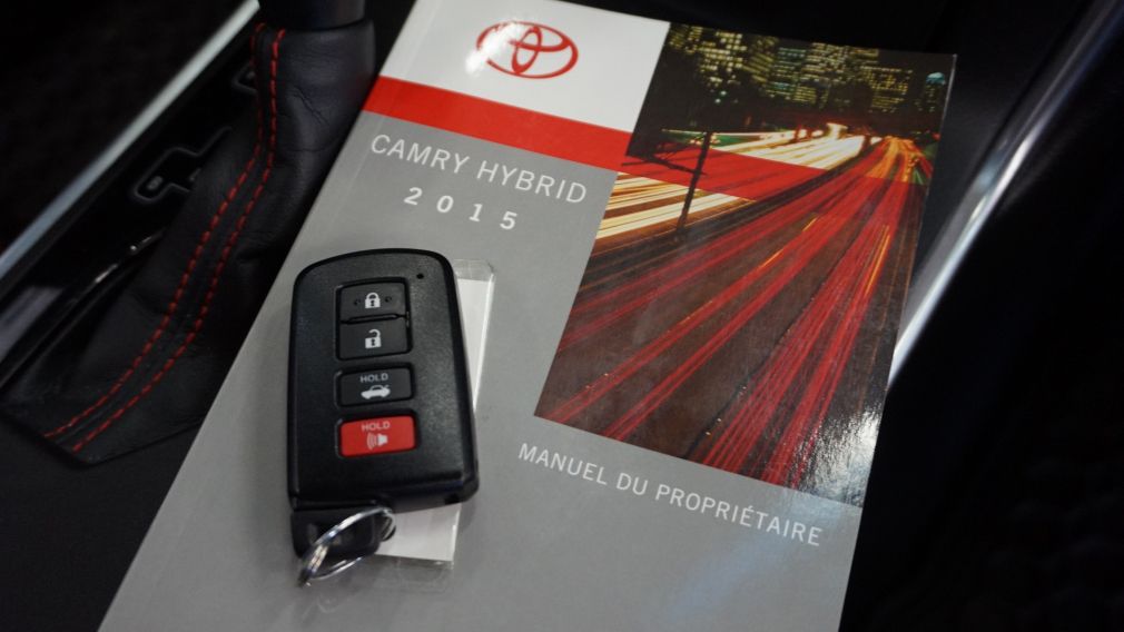 2015 Toyota Camry SE Hybrid (a/c-bluetooth-caméra-cuir) #29