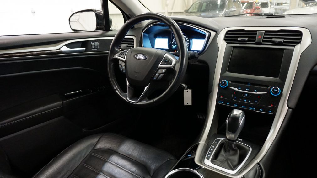 2014 Ford Fusion SE Ecoboost (caméra-cuir-navi-bluetooth-toit) #8