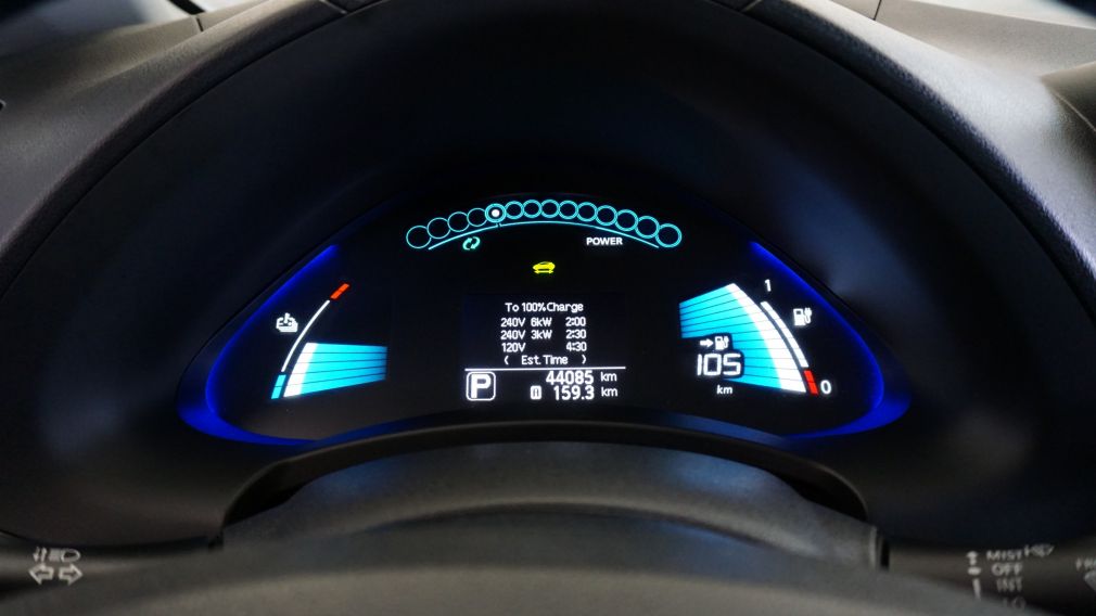 2016 Nissan Leaf SV $4000 SUBVENTION navi caméra  sièges chauffa #11