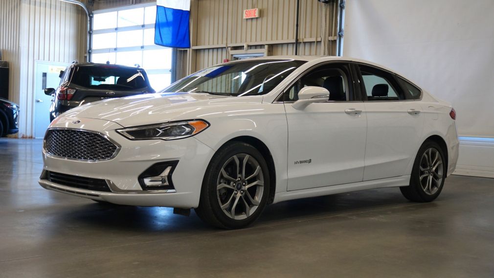 2019 Ford Fusion Hybrid Titanium (caméra-cuir-toit-bluetooth-navi) #3