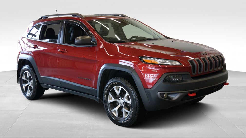 2015 Jeep Cherokee Trailhawk 4WD (caméra-toit pano-cuir-navi) #0