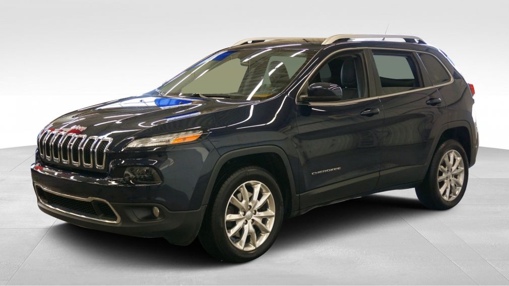 2014 Jeep Cherokee Limited V6 4WD (hitch-cuir-toit pano-navi-bluetoot #3