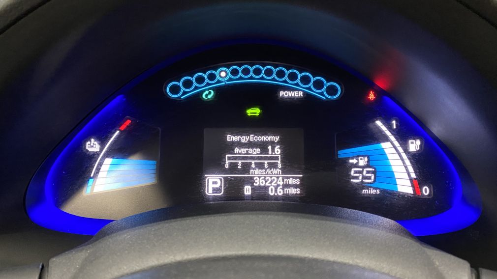 2015 Nissan Leaf SV + gps + GR.ELECTRIQUE + A/C !!! #16