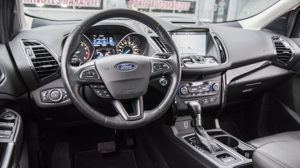 2017 Ford Escape TITANIUM AWD + CUIR + GPS + PNEUS HIVER INCLUS *!! #8