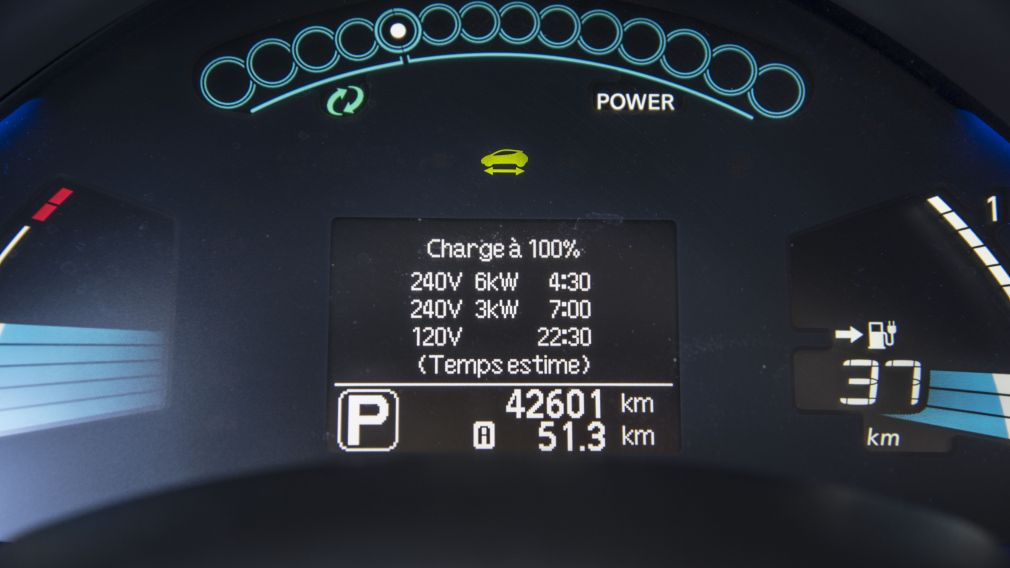 2016 Nissan Leaf SL + PANO SOLAIRE + CUIR + GPS!!! #12