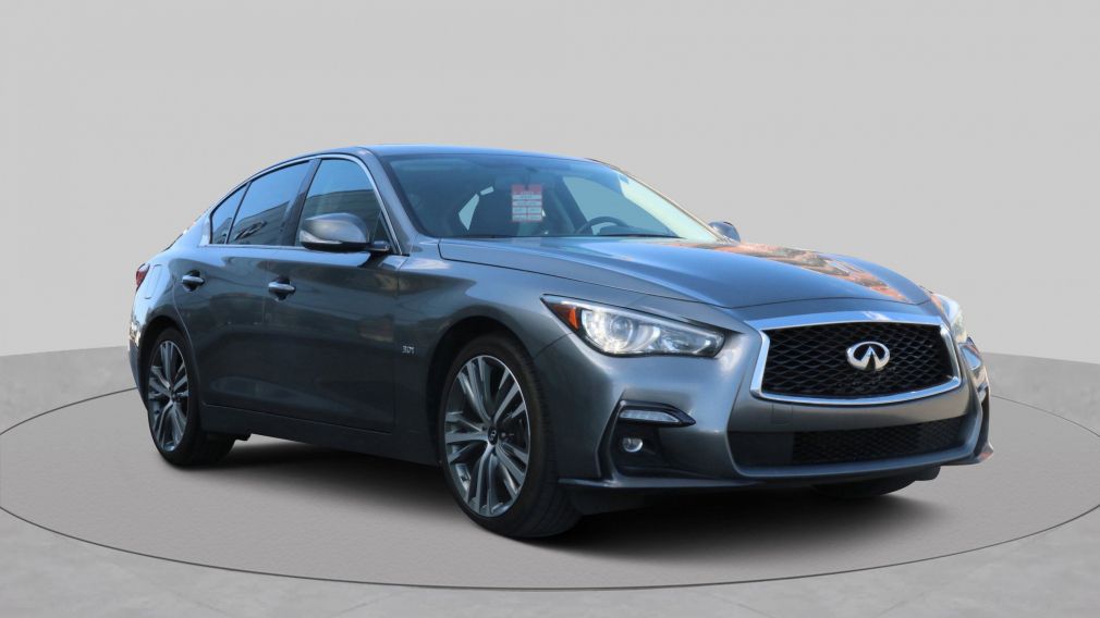 2019 Infiniti Q50 3.0t Signature Edition CUIR TOIT NAVI MAGS 19" #0