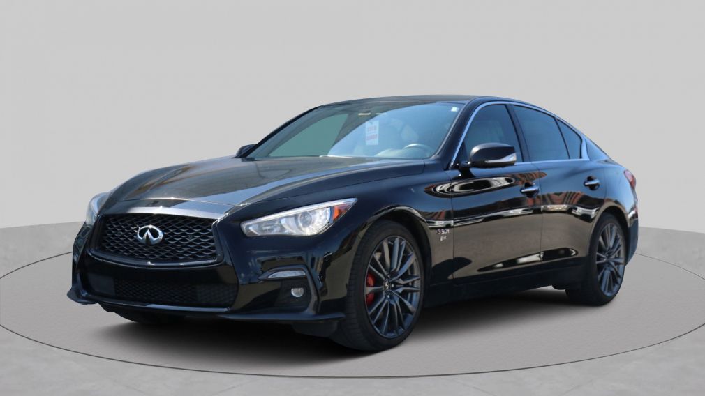 2020 Infiniti Q50 Red Sport I-LINE 400 CUIR TOIT NAVI #3