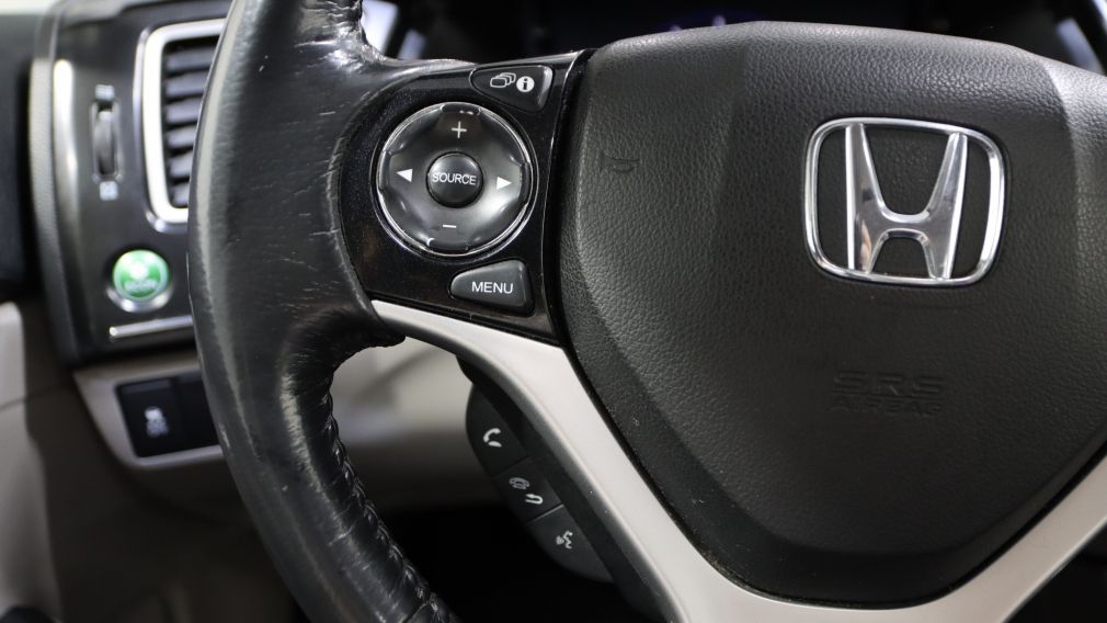 2015 Honda Civic Touring * AUCUN ACCIDENT * MAGS TOIT CAMERA CUIR #12