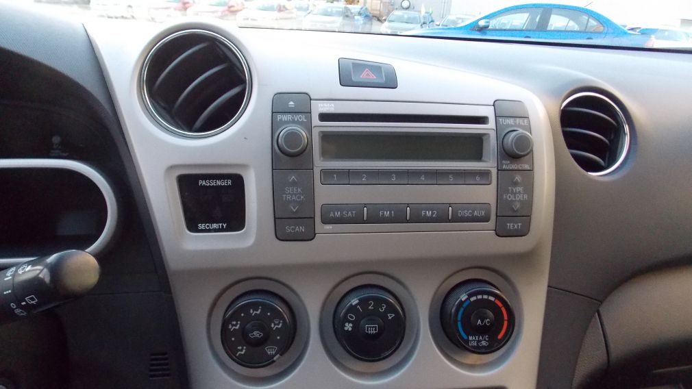 2010 Toyota Matrix Hatchback Auto A/C Gr.Elec AUX/MP3 Hitch #7