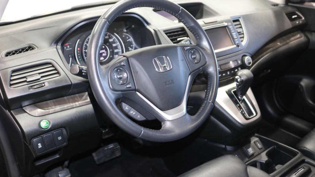 2014 Honda CRV TOURING AWD Cuir-Chauffant Sunroof Bluetooth Cam #10