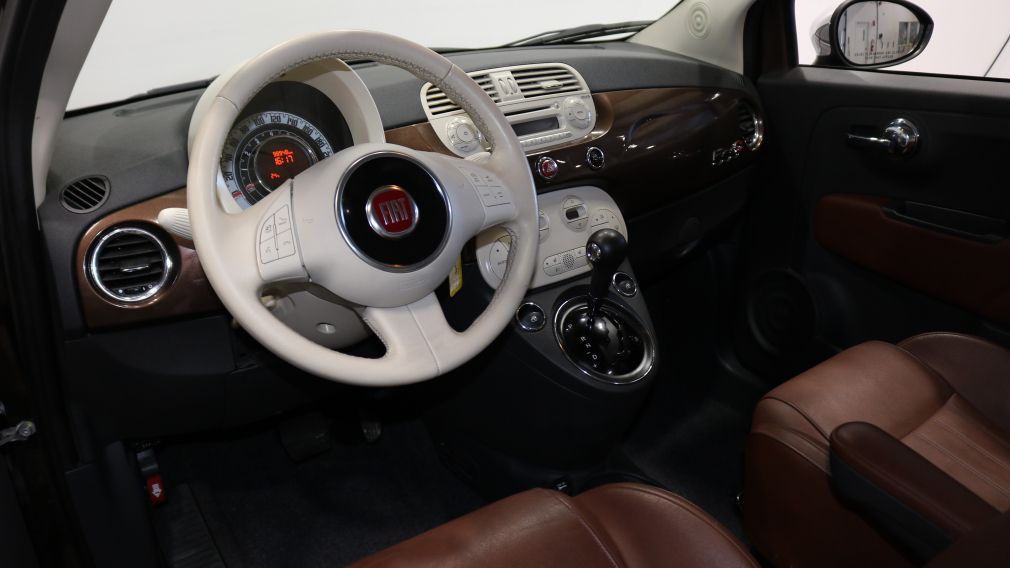 2013 Fiat 500 Lounge Auto Cabriolet Cuir Bluetooth MP3 #9
