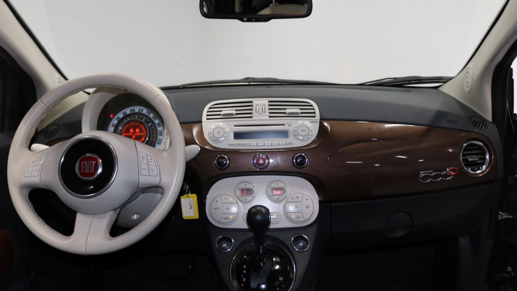 2013 Fiat 500 Lounge Auto Cabriolet Cuir Bluetooth MP3 #15