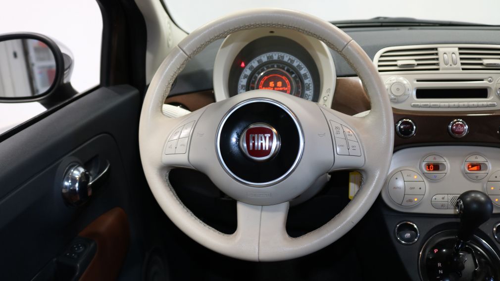 2013 Fiat 500 Lounge Auto Cabriolet Cuir Bluetooth MP3 #17