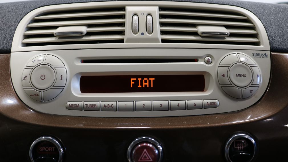 2013 Fiat 500 Lounge Auto Cabriolet Cuir Bluetooth MP3 #18