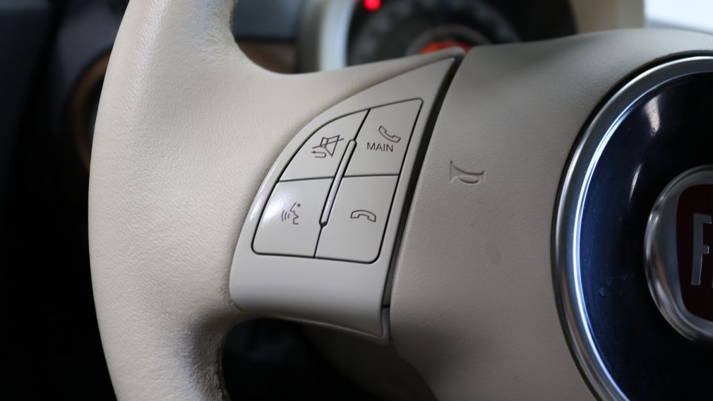 2013 Fiat 500 Lounge Auto Cabriolet Cuir Bluetooth MP3 #21