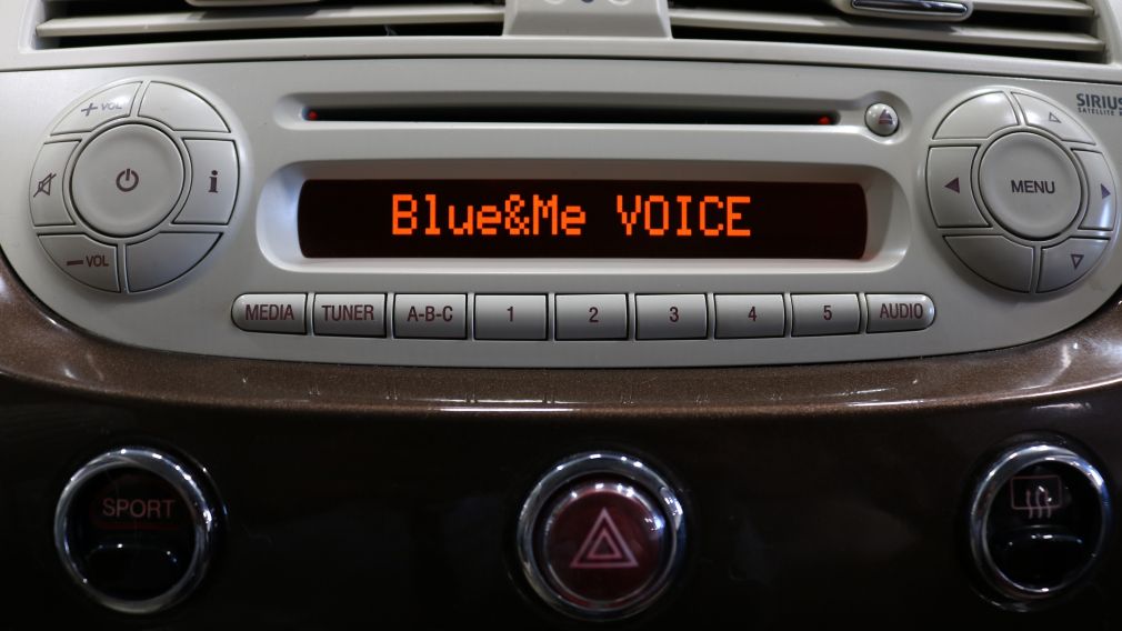 2013 Fiat 500 Lounge Auto Cabriolet Cuir Bluetooth MP3 #22