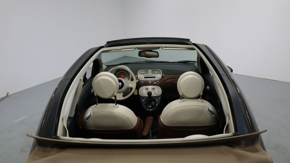2013 Fiat 500 Lounge Auto Cabriolet Cuir Bluetooth MP3 #24