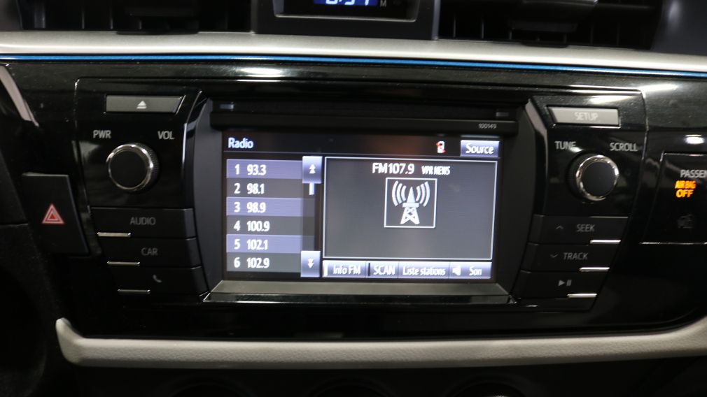 2015 Toyota Corolla LE CVT Sieges-Chauffant Bluetooth Camera USB #19