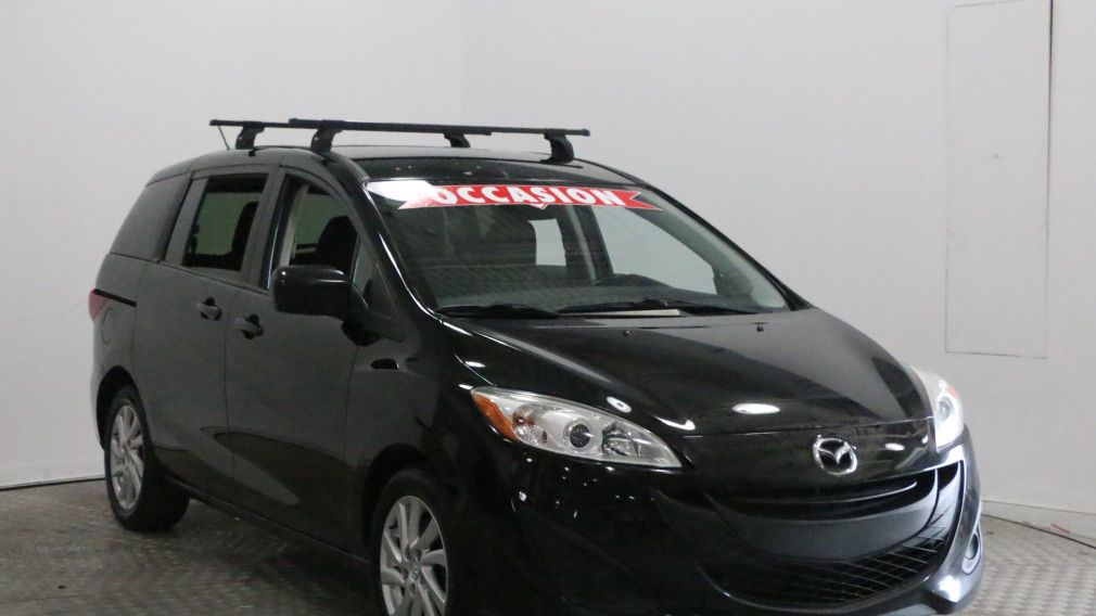 2012 Mazda 5 GS roof rack 7 places #0