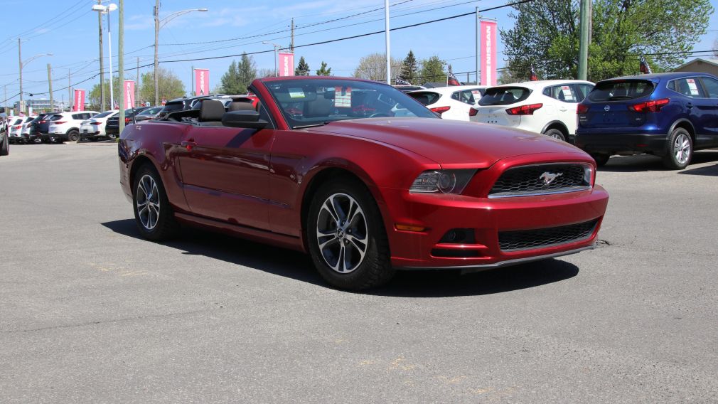 2014 Ford Mustang  V-6 PREMIUM  AUTO CONVERTIBLE JAMAIS ACCIDENTE #0