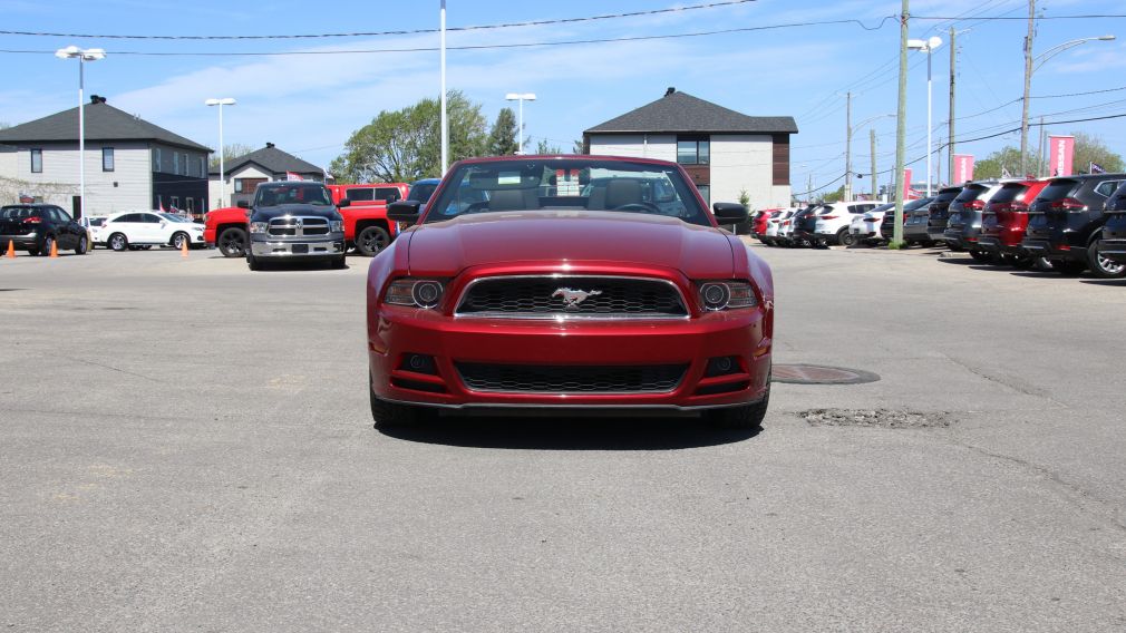 2014 Ford Mustang  V-6 PREMIUM  AUTO CONVERTIBLE JAMAIS ACCIDENTE #1