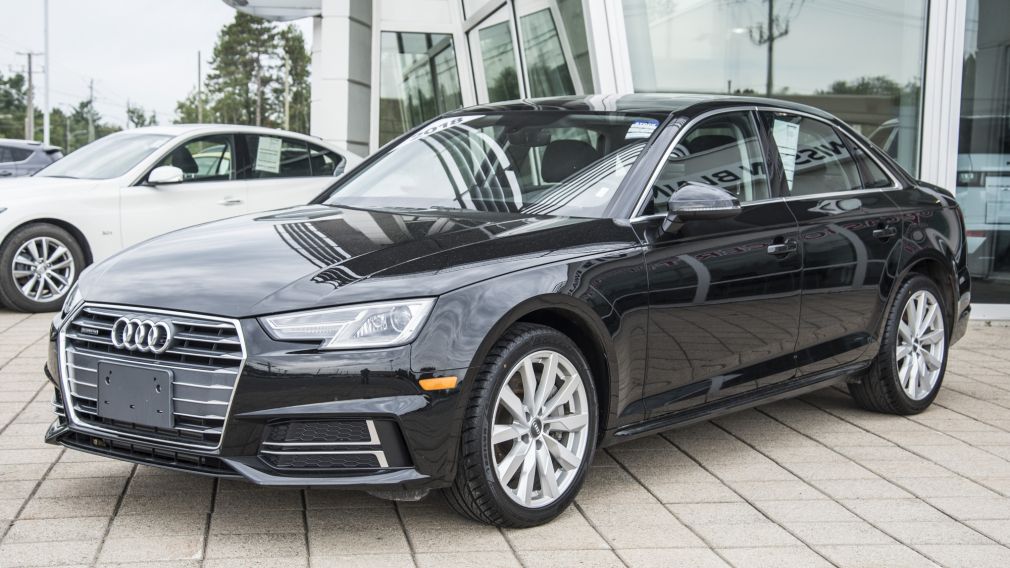 2018 Audi A4 Komfort AWD, CUIR, TOIT, BAS KM, AUBAINE!!! #3