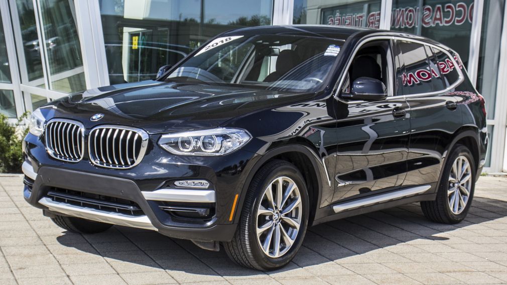 2018 BMW X3 xDrive30i, AWD, CUIR, PANO, GPS, AUBAINE!!!! #3