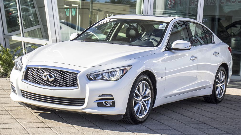 2017 Infiniti Q50 3.0t AWD, CUIR, BOSE, TOIT, BAS KM, AUBAINE!!! #3