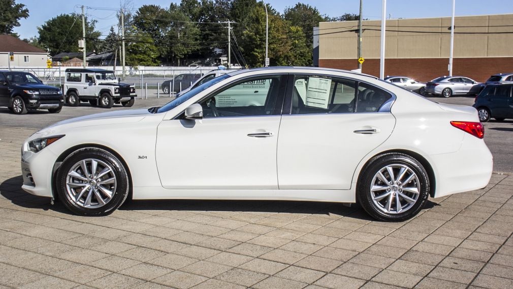 2017 Infiniti Q50 3.0t AWD, CUIR, BOSE, TOIT, BAS KM, AUBAINE!!! #4