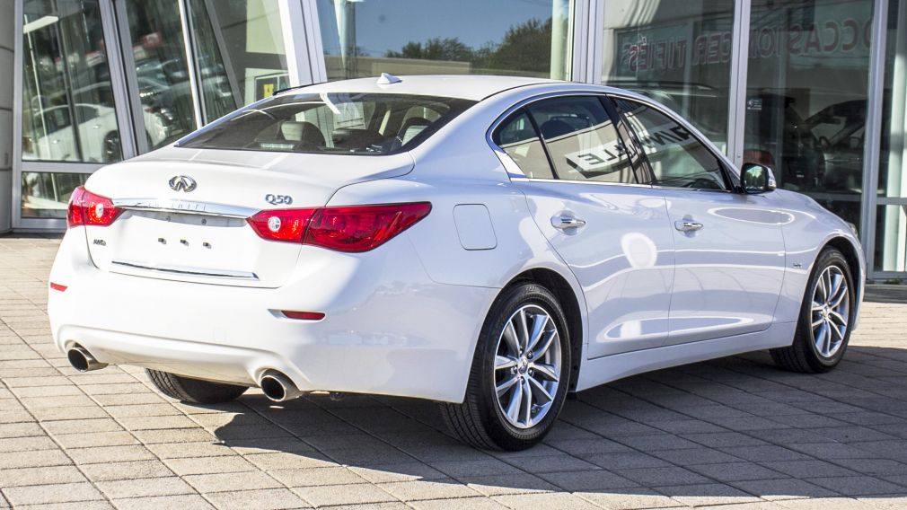 2017 Infiniti Q50 3.0t AWD, CUIR, BOSE, TOIT, BAS KM, AUBAINE!!! #6