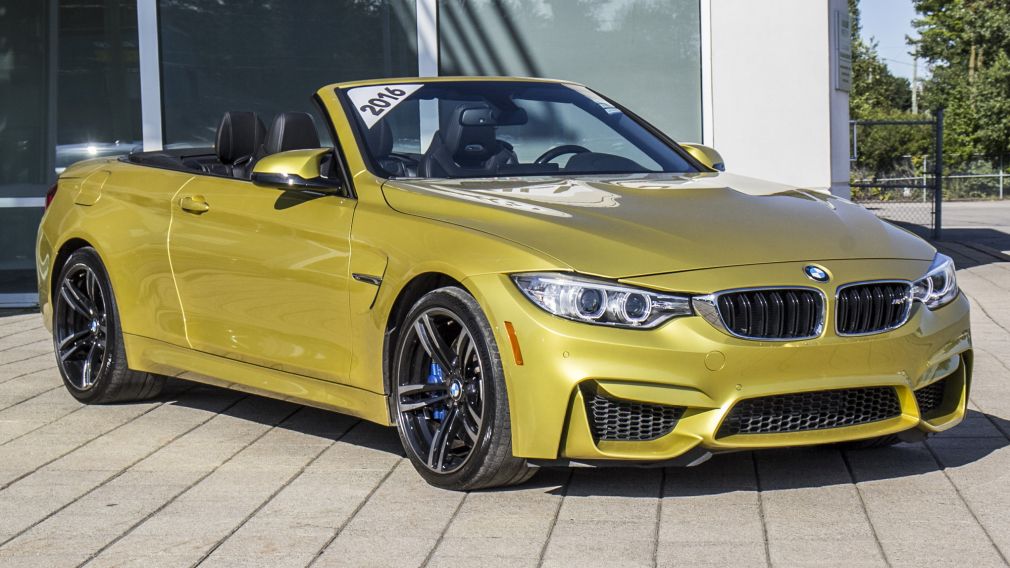 2016 BMW M4 CONVERTIBLE, RARE, 425HP, BAS KM, AUBAINE!!! #0