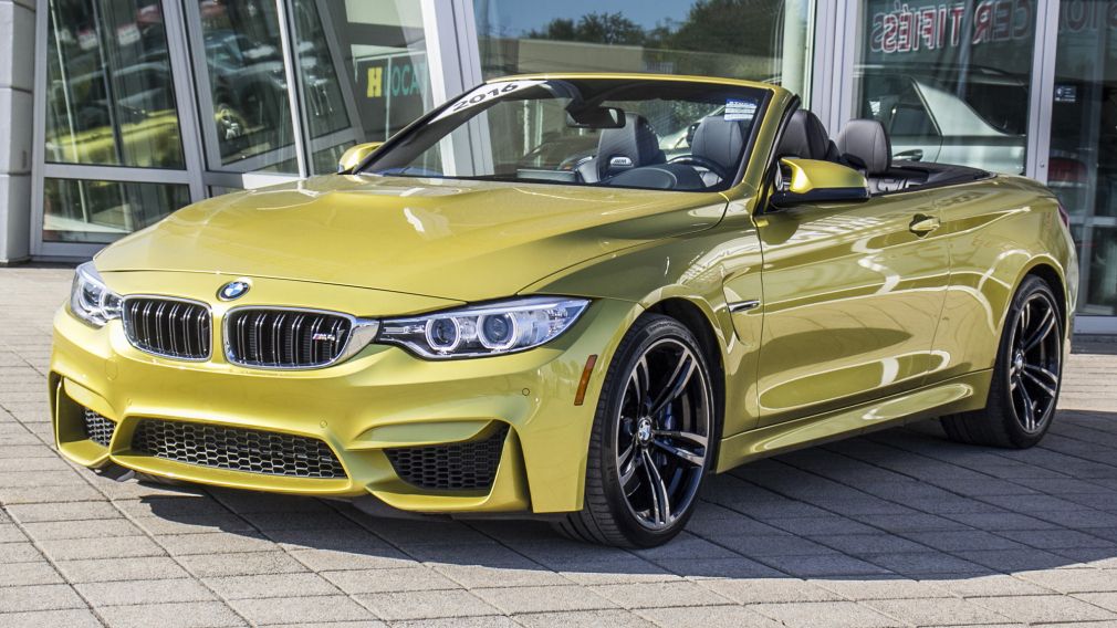 2016 BMW M4 CONVERTIBLE, RARE, 425HP, BAS KM, AUBAINE!!! #3