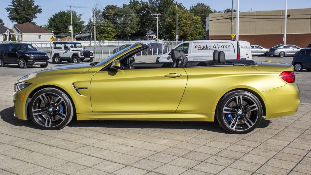 2016 BMW M4 CONVERTIBLE, RARE, 425HP, BAS KM, AUBAINE!!! #4