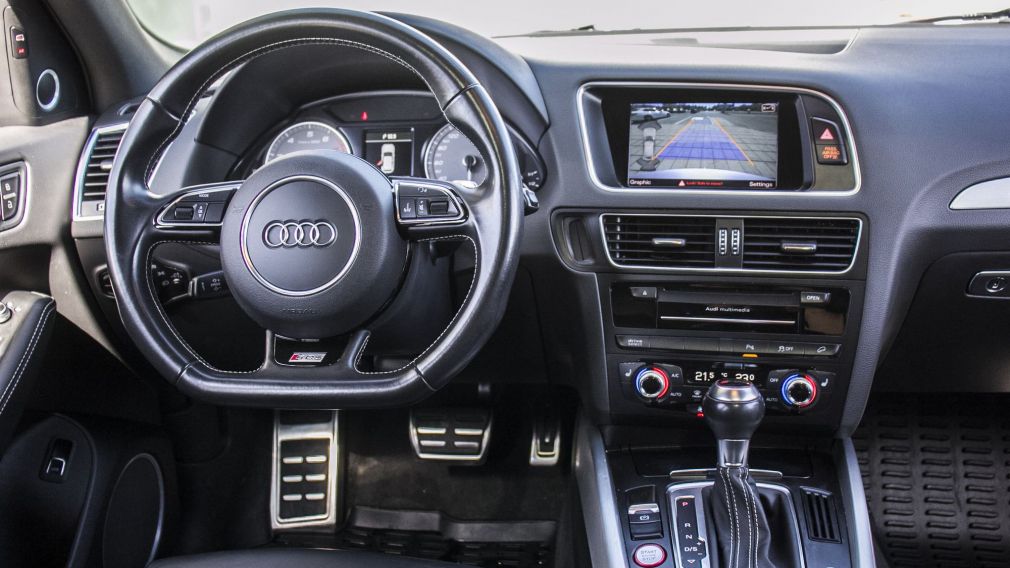 2016 Audi SQ5 3.0T Technik, AWD, CUIR, TOIT, GPS, MAGS NOIR, AUB #8