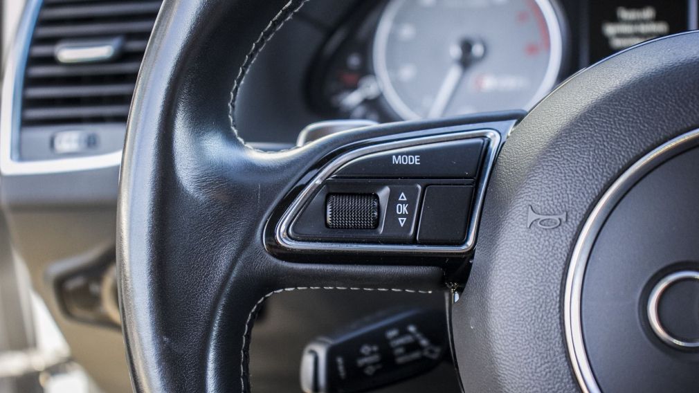 2016 Audi SQ5 3.0T Technik, AWD, CUIR, TOIT, GPS, MAGS NOIR, AUB #12