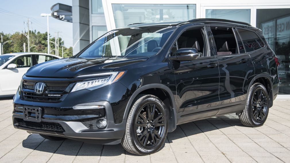 2019 Honda Pilot Black Edition AWD, DVD, CUIR, TOIT, BAS KM, AUBAIN #3