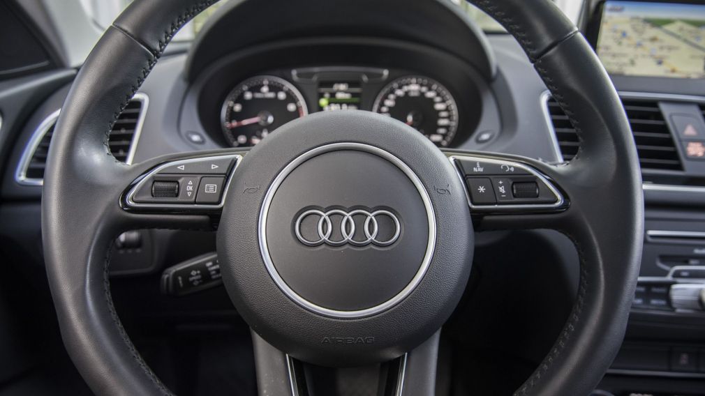2018 Audi Q3 Progressiv, AWD, CUIR, TOIT, GPS, BAS KM, AUBAINE! #10
