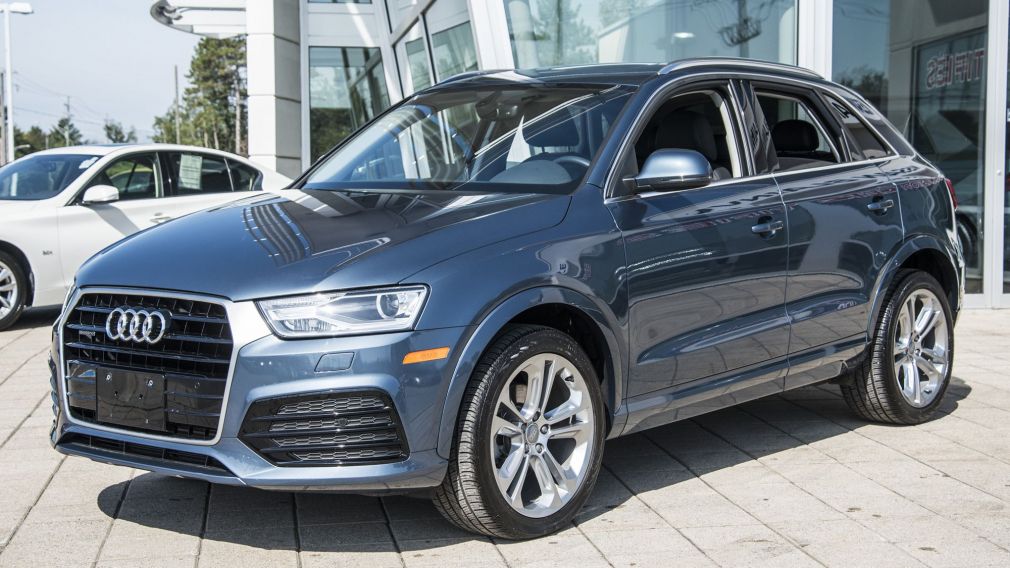 2018 Audi Q3 Progressiv, AWD, CUIR, TOIT, GPS, BAS KM, AUBAINE! #2