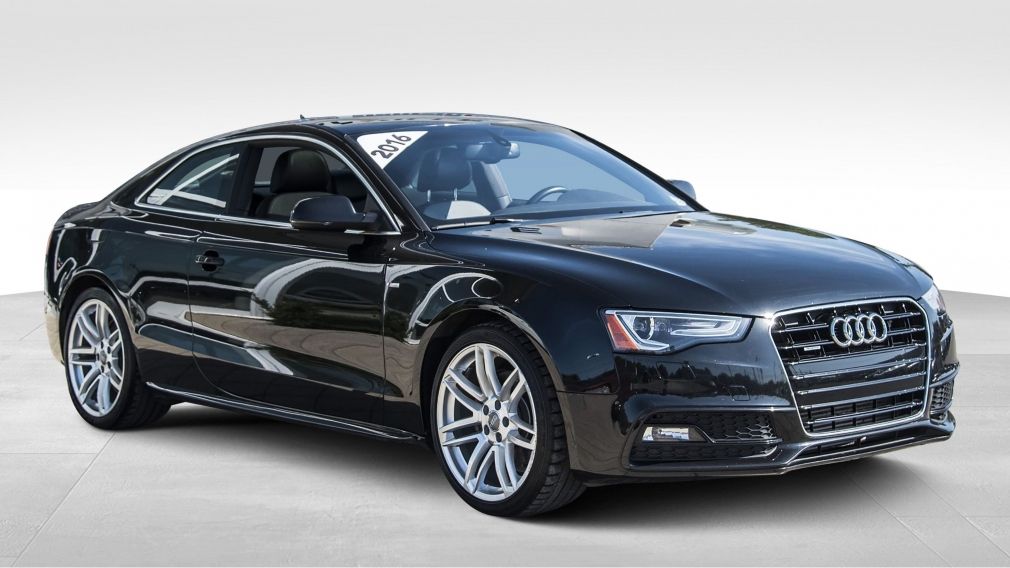 2016 Audi A5 TECHNIK PLUS, AWD, CUIR, TOIT, PROPRE, AUBAINE !!! #0