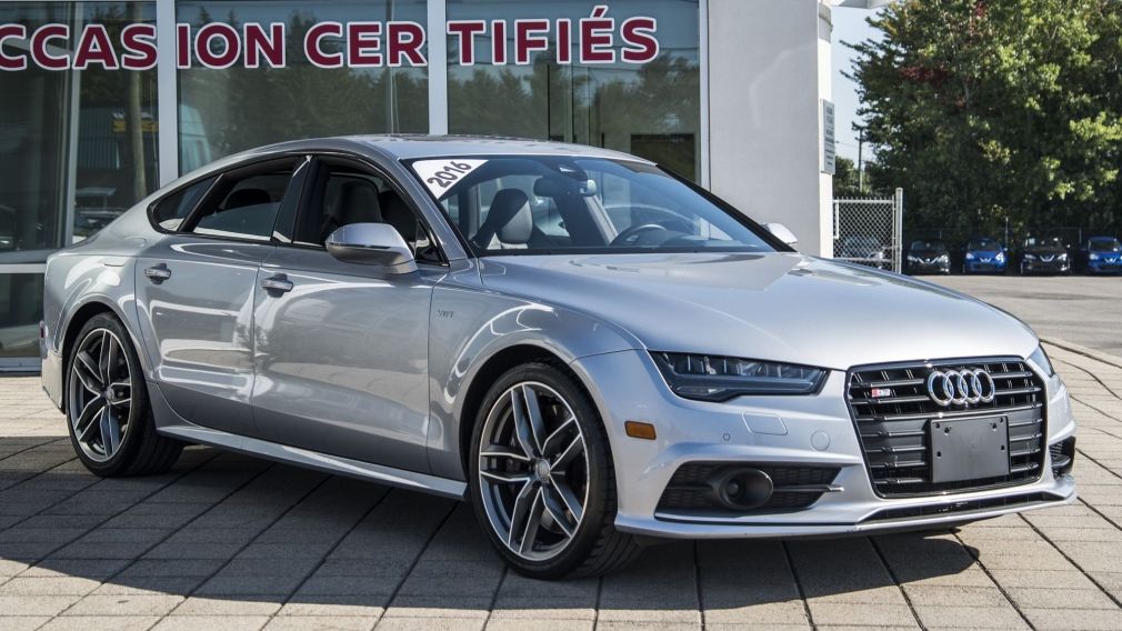 2016 Audi S7 CUIR, TOIT, 420 HP, V8 TURBO, GPS, AUBAINE!!! #0